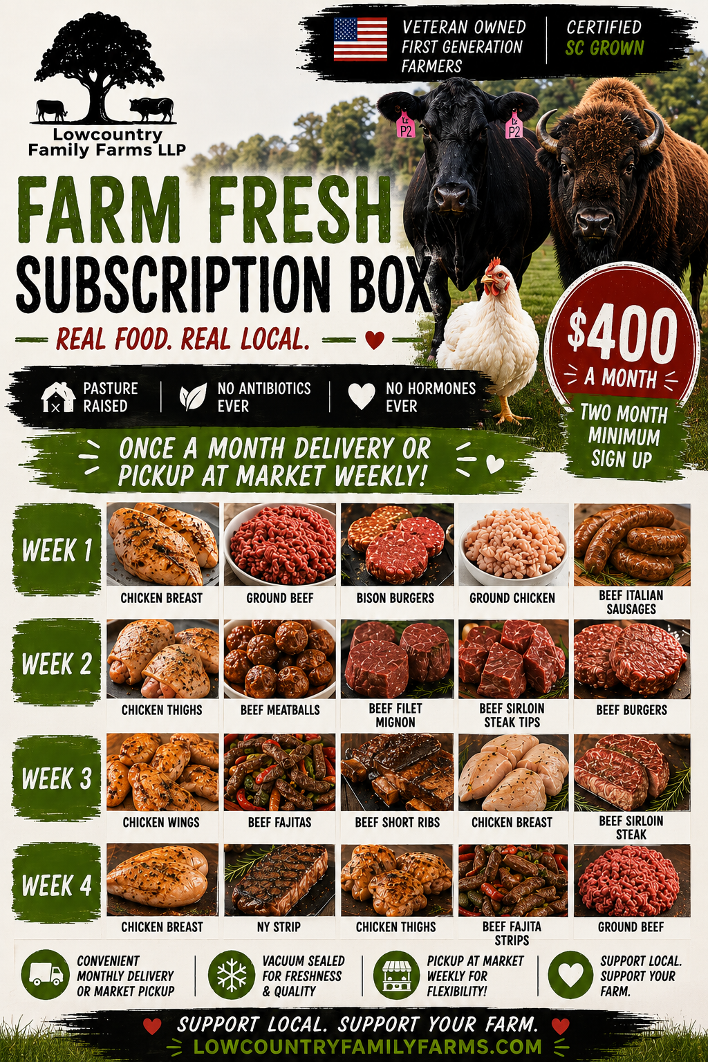Monthly 5 Nights A Week Subscription Box