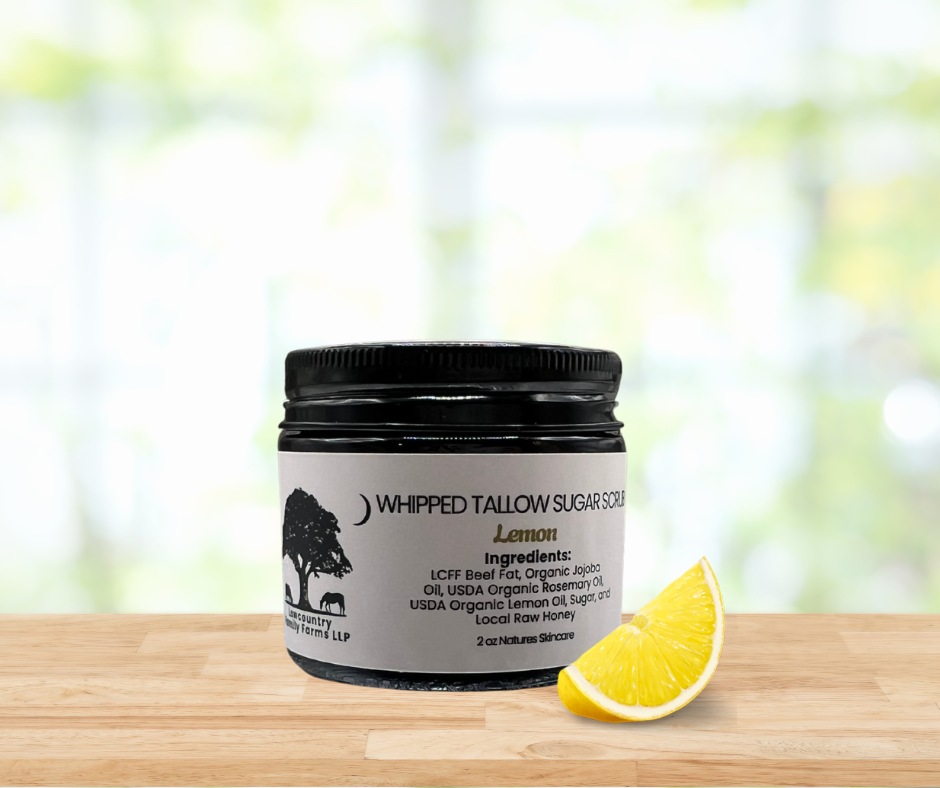 Whipped Tallow Balm Sugar Scrub