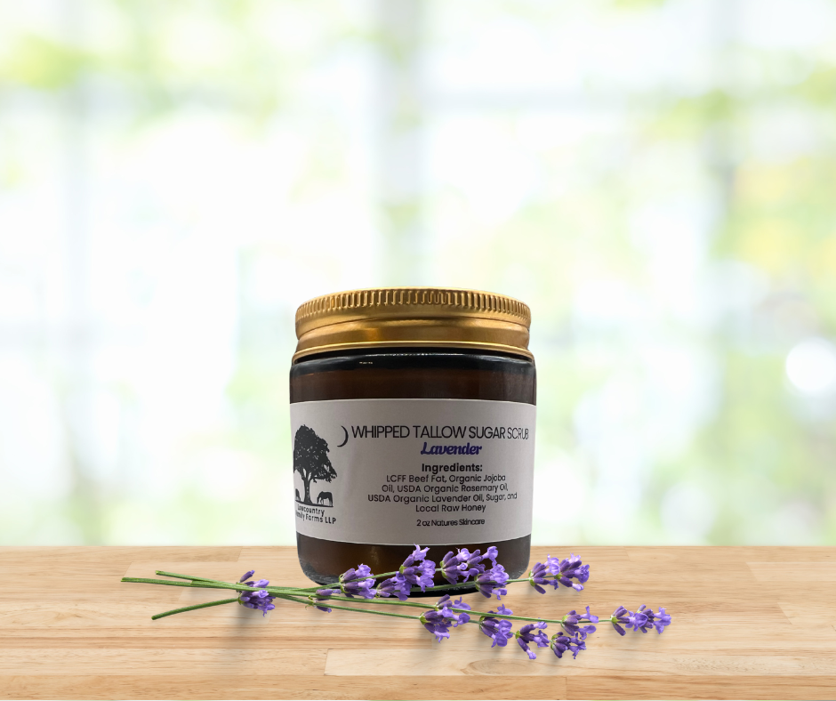 Whipped Tallow Balm Sugar Scrub