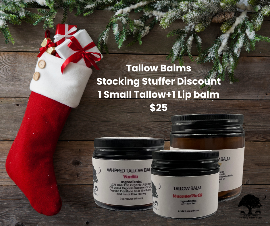 Holiday Tallow and Lip Balm Special