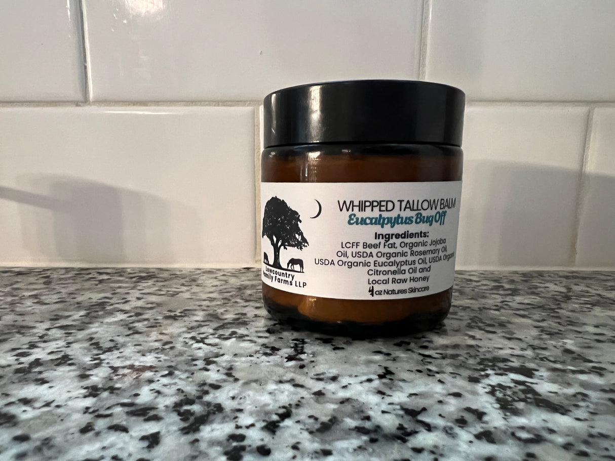 Eucalyptus BUG OFF Whipped Tallow Balm