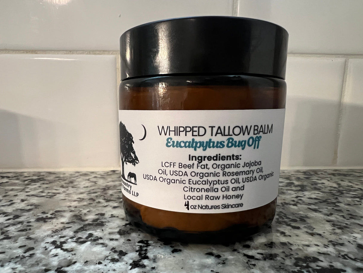 Eucalyptus BUG OFF Whipped Tallow Balm